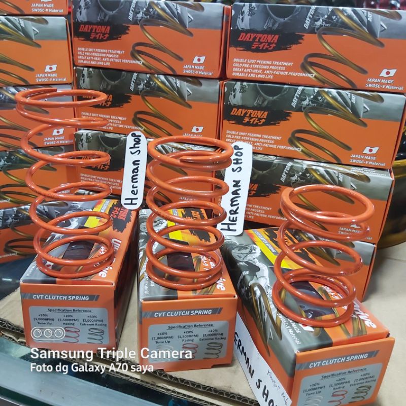 NMAX DAYTONA 1500RPM CVT SPRING / DAYTONA NMAX 1500 RPM 1000 RPM 2000 RPM CVT SPRING