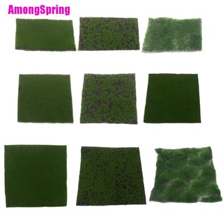 ( Amongspring ) ต้นมอสจําลอง สีเขียว สําหรับทําสวน Diy