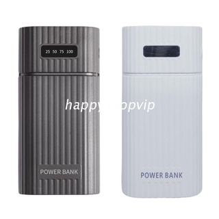 Hsv 18650 Usb Power Bank เคสกล่องชาร์จโทรศัพท์มือถือ Diy พร้อมหลอดไฟ Led