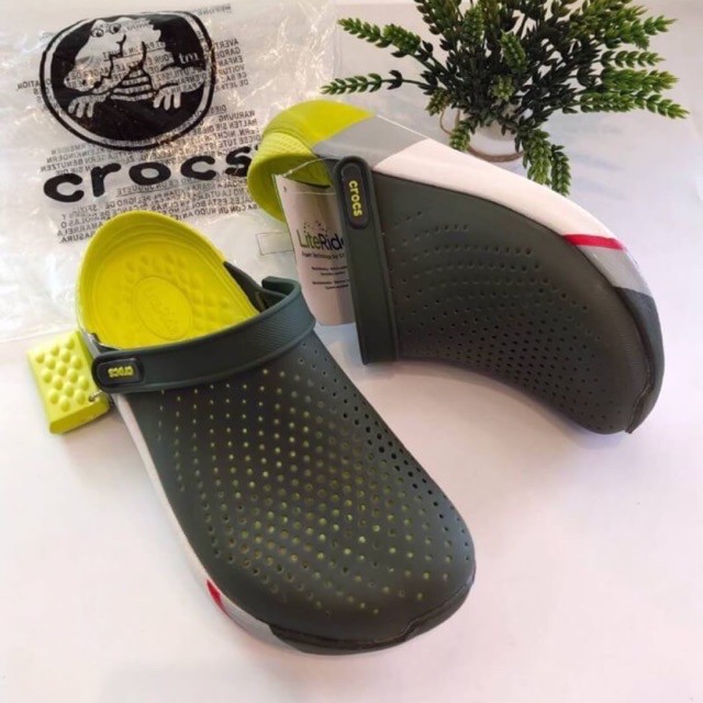 Crocs LiteRide Clog ✨(สินค้าใหม่ชนช้อป ขายดี)✨สีใหม่พร้อมส่ง!! รองเท้าแตะรัดส้น ชาย หญิง ทรงหัวโต