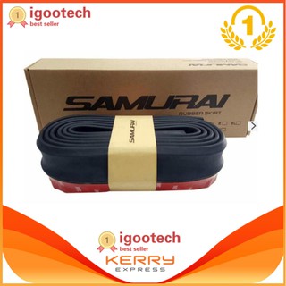 samuraiigootech ลิ้นยาง samurai ลิ้นยางซามูไร ลิ้นยางกันกระแทก ชุดแต่ง สปอยเลอร์ ยาว 2.5 เมตร ฟรีอุปกรณ์