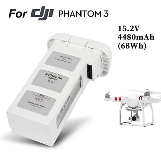 แบตเตอรี่โดรนสำหรับ DJI Phantom 3 Professional/ 3 /Standard/advanced 15.2V 4480MAh LiPo 4S แบตเตอรี่อัจฉริยะสูงสุด23นาที