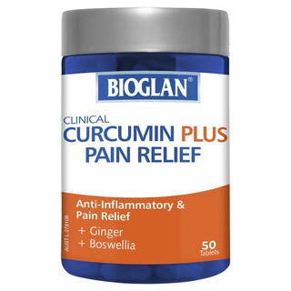 Bioglan Clinical Curcumin Plus Pain Relief 50 Tablets