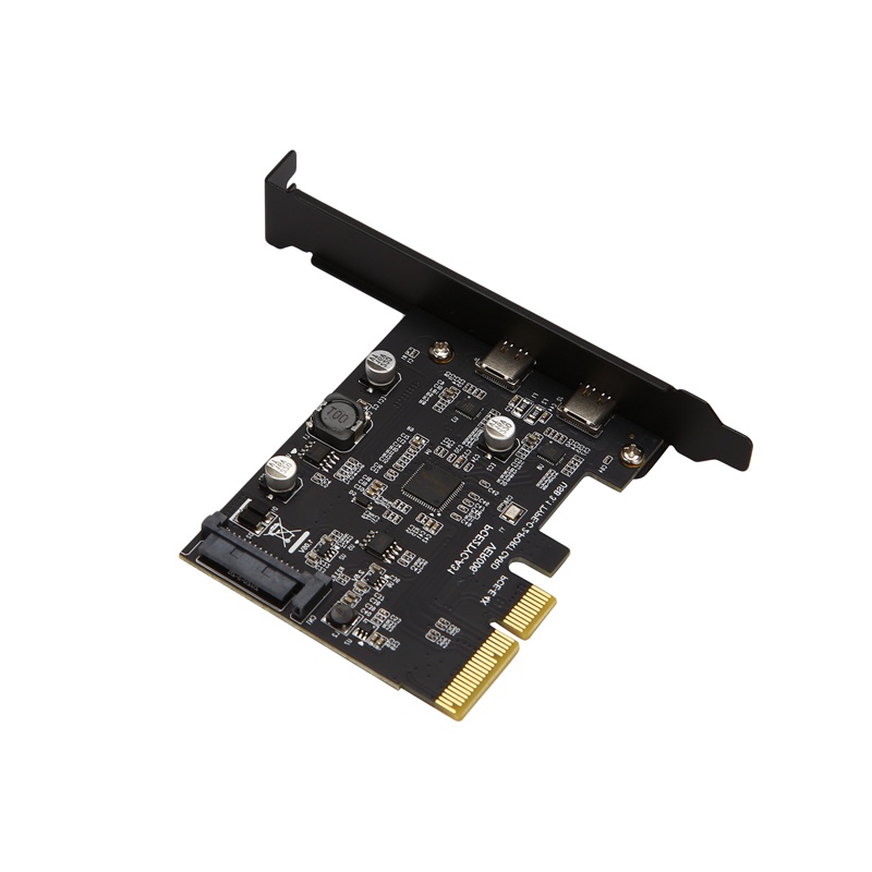 Usb 3.1 Type-C 2 พอร์ต Pci-E 4X ถึง Usb 3.1 Gen2 10Gbps Usb C อะแดปเตอร์  Asmedia Asm3142 ชิปเซ็ตสําหรับเดสก์ท็อป | Shopee Thailand