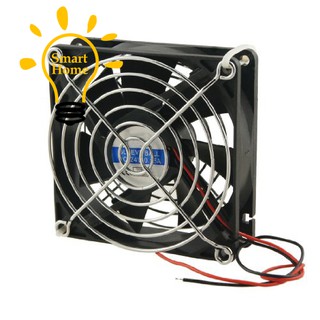 ◦★◦Black Plastic Housing DC 24V CPU Cooling Fan w Metal Finger Guards