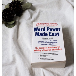 หนังสือของแท้ 100% ฉบับภาษาอังกฤษ " Word Power Made Easy "