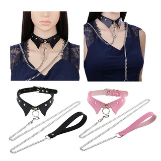 Punk Collar Choker Chain Choker Necklace for Bar Prom Themed Party