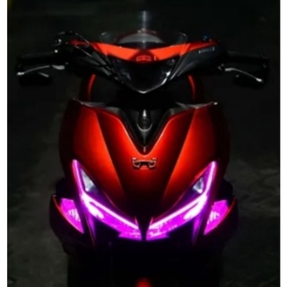 Lampu DEMON Eyes Motor 12 Volt 6 LED 6 Titik LED 3 Titik dan 9 titik LED