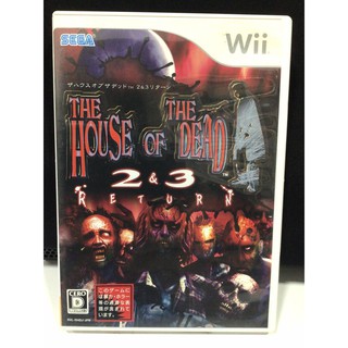 แผ่นแท้ [Wii] The House of the Dead 2 &amp; 3 Return (Japan) (RVL-P-RHDJ) HOTD