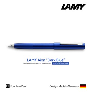 Lamy Aion Dark Blue Fountain Pen 2019 Special Edition - ปากกาหมึกซึมลามี่ไอออน สีน้ำเงินเข้ม