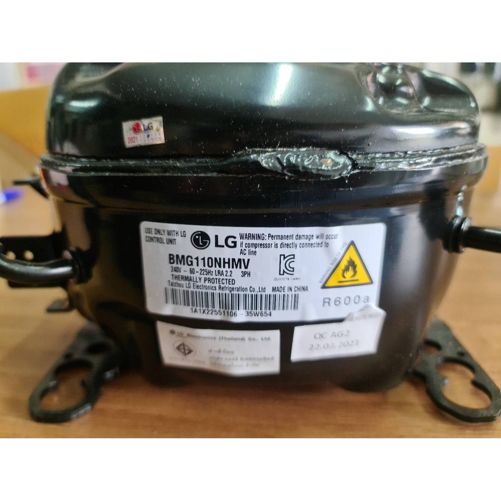 0000728 คอมเพลสเซอร์ BMG 110NHMV คอม ตู้เย็น อินวอเตอร์ ของใหม่