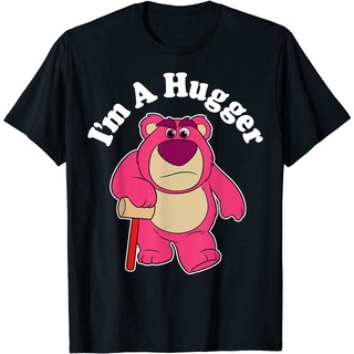 S-5XL เสื้อยืดพิมพ์ลายเสื้อยืดเสื้อยืดลำลองเสื้อยืด พิมพ์ลาย Disney Pixar Toy Story Im A Hugger Lotso The Bear Portrait