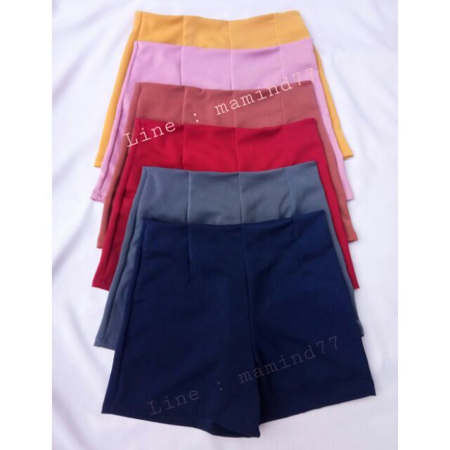 มาใหม่ กางเกงทรงขอบหลบ S-XL ผ้าฮานาโก๊ะ