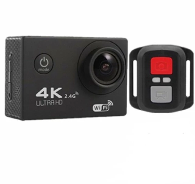 กล้องกันน้ำ กล้องถ่ายใต้น้ำ กล้องติดหมวก 4k Ultra Action Camera With Remote thumbnail 5