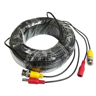 R* กล้องวงจรปิด CCTV AHD ระบบกล้องวงจรปิดวิดีโอ 2 IN 1 สําหรับ DC Power Security Surveillance BNC Cable สําหรับกล้องอนาล็อก