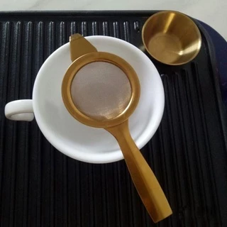 HONE 1 ชุดกรอง Fine Reusable กาน้ําชา Infuser พร้อมที่จับกาแฟสแตนเลส