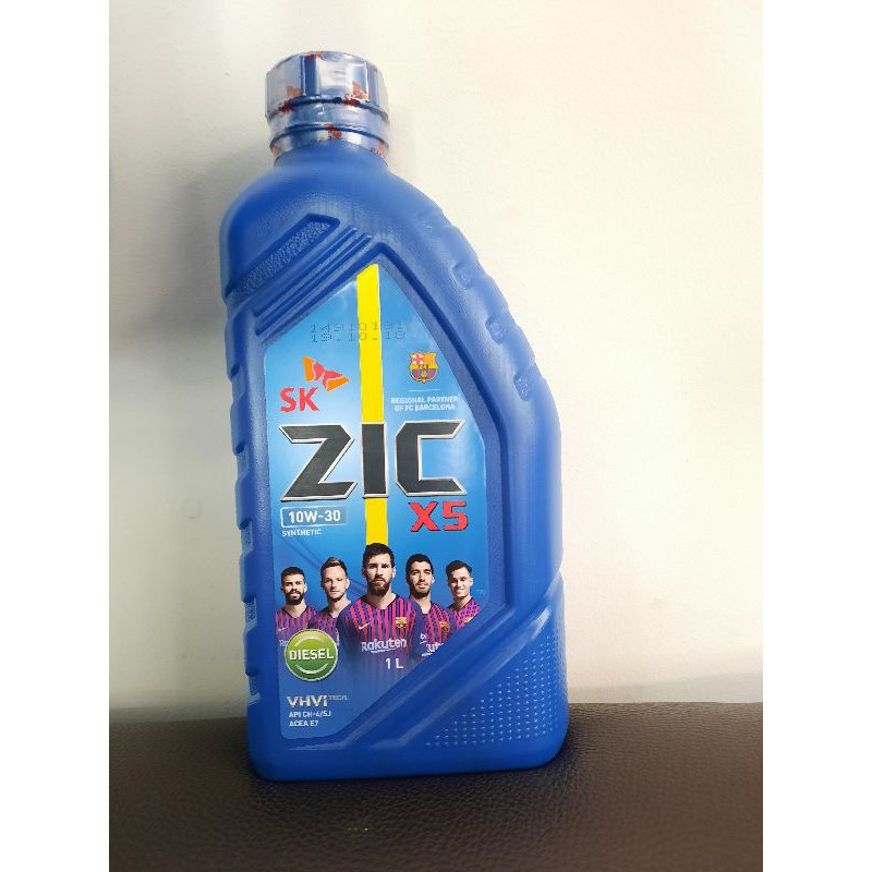 น้ำมันเครื่องZIC X5 DIESEL 1L