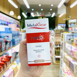 Melaklear Nano Alpha Arbutin Facial Day Cream SPF20 PA+++ ครีมบำรุงผิวหน้าสำหรับกลางวัน