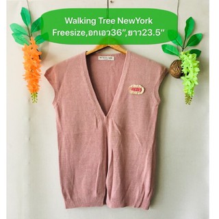 เสื้อคลุม Walking Tree NewYork ไหมพรมทอน่ารักมาก มือสองญี่ปุ่น สวยใหม่เหมือนมือ1 รายละเอียดและขนาดดูในรูปค่ะ