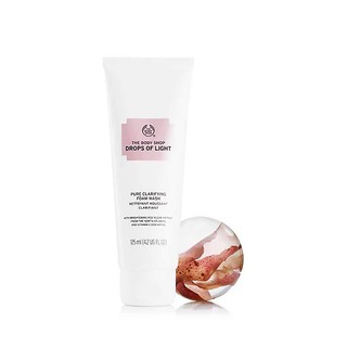 THE BODY SHOP DROPS OF LIGHT™ PURE CLARIFYING FOAM WASH ดรอปส์ ออฟ ไลท์ เพียว แคริฟายอิ้ง โฟม วอช 125 มล. ของใช้ในห้องน้