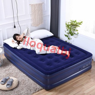 ที่นอนเป่าลมหุ้มกำมะหยี่ ที่นอนตั้งแคมป์ Inflatable Air Mattress ที่นอนเป่าลมเทคโนโลยีใย ที่นอนลม ความปลอดภัย สะดวกสบาย