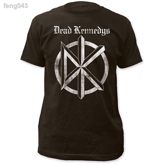✴№△Impact Dead Kennedys Distressed Old English Logo Print Cotton Shirt Men s Round Neck Korean Style 100% Pure T Short S