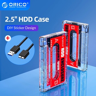 Orico เคสฮาร์ดไดรฟ์ภายนอก USB 3.0 เป็น SATA 3.0 HDD 2.5 นิ้ว รองรับ 2TB UASP(2580U3)