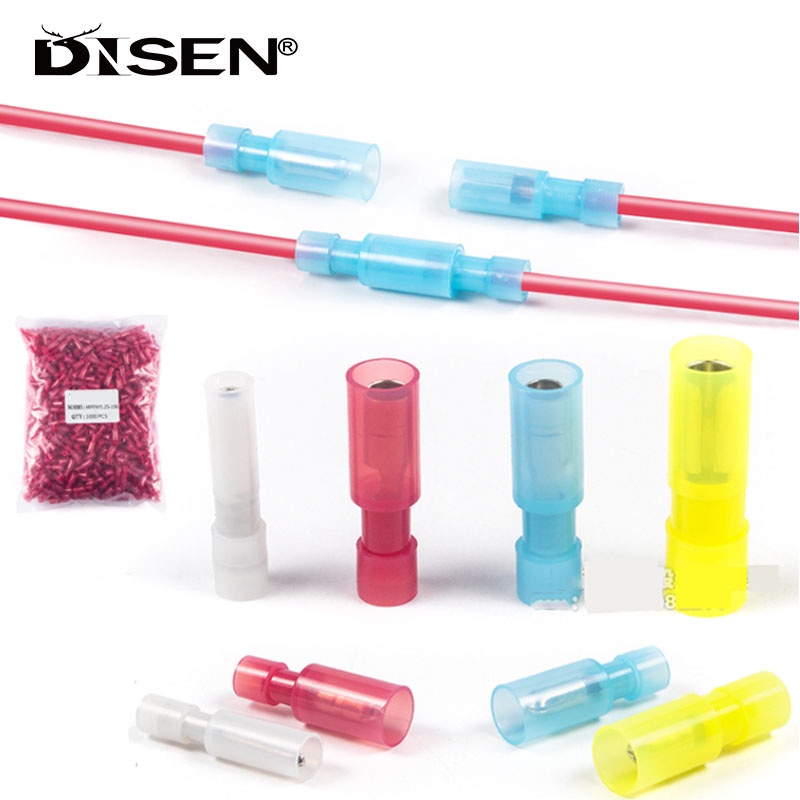5 ชิ้นไนลอนชายหญิงเชื่อมต่อ Crimp Terminal Quick Joint สายไฟฉนวน Bullet Plug Terminals MPFNY FRFNY ประเภท