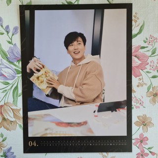 [แท้/พร้อมส่ง] หน้า​ปฏิทิน​ตั้งโต๊ะแบ่งขาย คิมนัมกิล Kim Nam Gil 2021 Seasons Greetings Desk Calendar