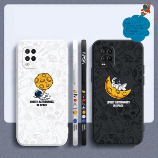 เคส Realme8i 8 7 6 5 6i 5s 5i 5pro C3 C15 C25 C21 C11 C21Y C25Y C20 C21 Narzo 20 Narzo30A realme 5pro 6pro โทรศัพท์มือถือ ลายธีมนักบินอวกาศ สําหรับ TKR