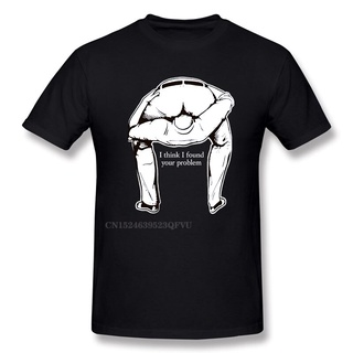 [S-5XL]เสื้อยืดผ้าฝ้าย แขนสั้น พิมพ์ลายกราฟฟิค I Found Your Problem Funny Sarcasm Rude Offensive Saying Meme สําหรับผู้ช