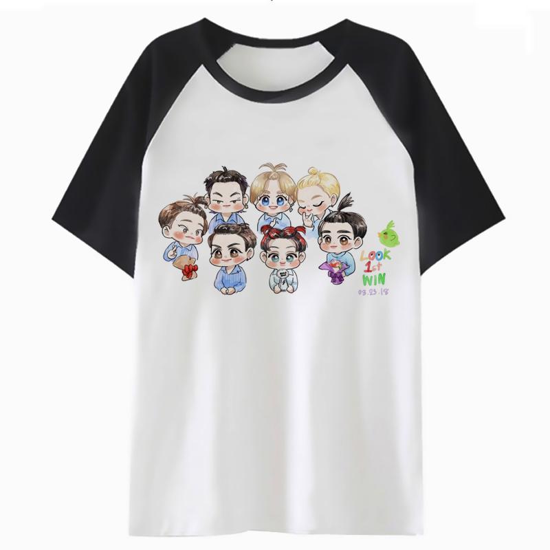 got7 เสื้อยืด ใส่สบาย รุ่น เสื้อยืดลาย 2019 Simple creative design Print cotton T Shirts womens New Arrival Summer Styl