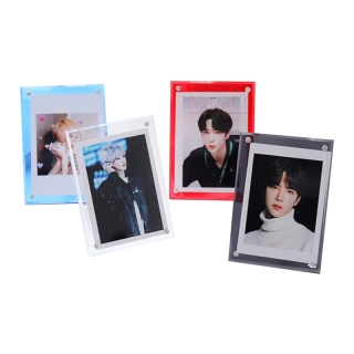 [codeลด15บาทจำนวนจำกัด ลอกฟิล์มก่อน] กรอบรูปแม่เหล็ก ที่ใส่รูป อะคริลิคตั้งโต๊ะ 3นิ้ว อะคริลิคใส่รูป ที่ใส่การ์ดตั้งโต๊ะ