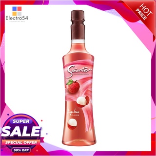 เซนญอริต้า ไซรัป กลิ่นลิ้นจี่ 750 มล.น้ำอัดลมและน้ำหวานSenorita Lychee Flavoured Syrup 750 ml