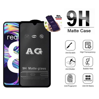 AG ฟิล์มด้าน Realme 9 9i Pro Plus 4G 5G 8i C30 C35 8 C25 C25s C21y 7 7i C15 C12 C11 6 6s 6i 5 5i 5s Q C21 C20 C17 C20A Narzo 50a 50i Prime 30A Pro 4G 5G 2021 2020 ฟิล์มกระจกแบบด้าน แบบเต็มจอ