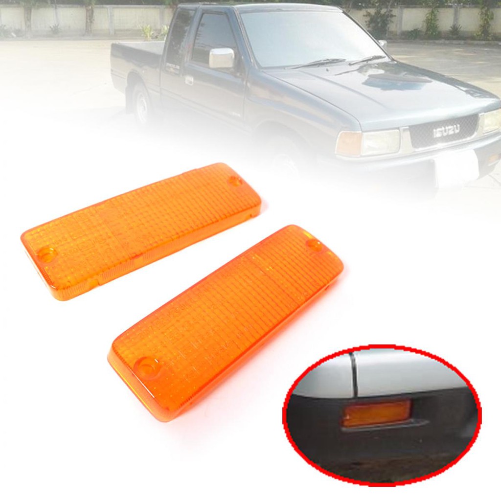 ฝาไฟหรี่กันชน ฝาไฟหรี่หน้า รุ่น อีซูซุ TFR TF ISUZU TFR ปี 1989 - 1997 ฝาส้ม 1 คู่