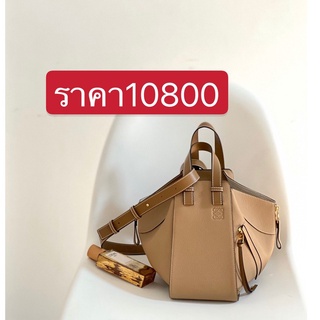 พรี​ Loewe Hammock กระเป๋าถือ 66031กระเป๋าสะพายไหล่่่หนังแท้กระเป๋าแฟชั่น