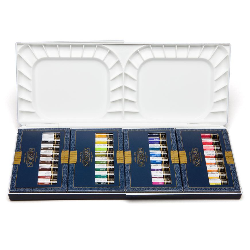 Mijello Mission Gold Water Color Palette Set, หลอด 7ml 36 สี