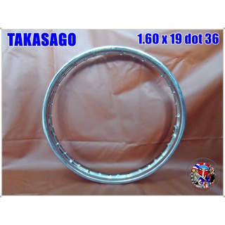 วงล้อ TAKASAKO Wheel Rim Size ขนาด 1.60 x 19 dot 36 รู Spoke Holes