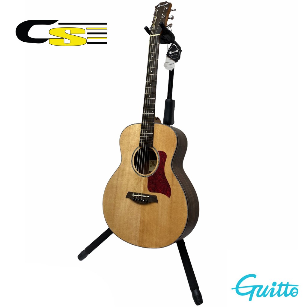 Guitto GGS-06 ขาตั้งกีตาร์ แบบแขวนคอ ใช้ได้กับกีตาร์ทุกประเภท ปรับสูงได้ 62.5-108 ซม. ปรับขึ้น - ลงเพียงแค่กดปุ่มเดียว