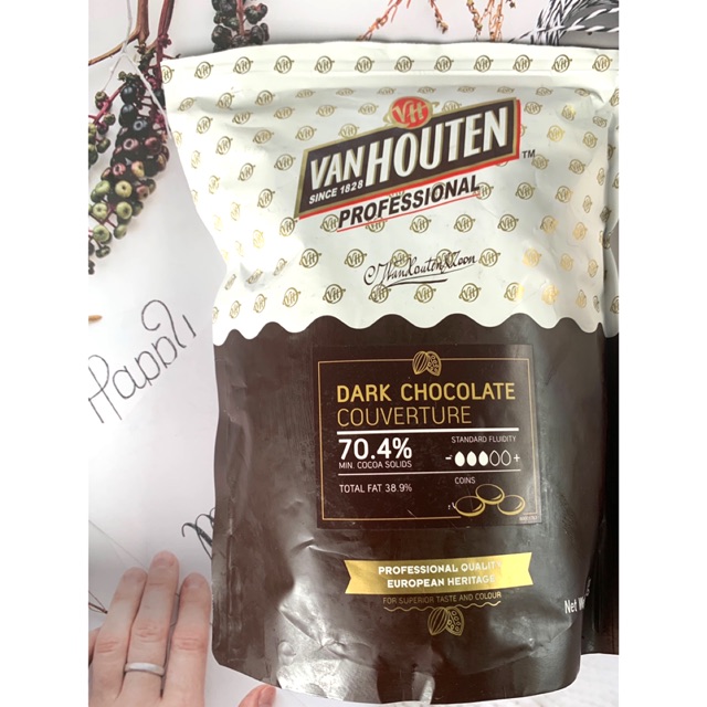 Vanhouten แวนฮูเท็น Dark chocolate 70.4%