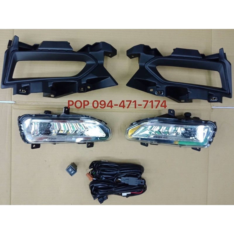 ไฟตัดหมอก สปอร์ตไลท์ ALMERA LED 2020 foglamp sportlight nissan almera new 2020 led ทรงห้าง