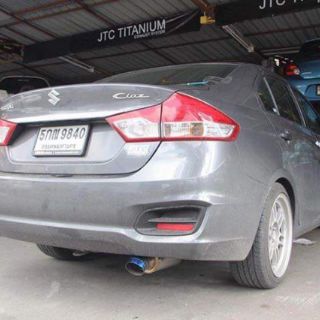 ท่อไอเสีย ชุดท่อตรงรุ่น Suzuki ciaz แบรนด์ jtc Titanium