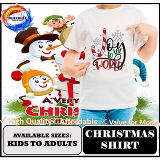 เสื้อยืดJOHNBHIE | CHRISTMAS FAMILY SHIRT 2 | Sublimation | Trendy Graphic Tees | Kids to Adult Unisex 80