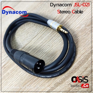 (1.5 เมตร) Dynacom JSL-021 สายสัญญาณ สายอะแดปเตอร์แปลง 30 ซม. 3.5 มม. Male to 3 Pin XLR Male