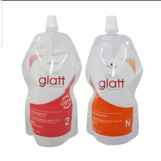 ครีมยืดผม แกลทท์ เบอร์2 ชวาร์สคอฟ สเตรทสไตลิ่ง แกลทท์ (400ml×2) Schwarkopf straight glatt