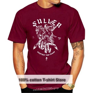 คอตต้อนคอกลมขายดี เสื้อยืดแขนสั้น พิมพ์ลาย Sullen Des สีดํา สไตล์คลาสสิก สําหรับผู้ชาย FEmpoe11NNldjf98S-5XL