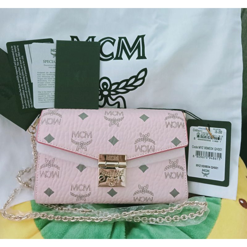 กระเป๋าสะพาย MCM Small Millie Cross body in Visetos