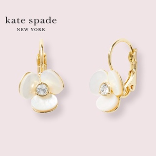 KATE SPADE NEW YORK DISCO PANSY LEVERBACKS WBRU6730 ต่างหู