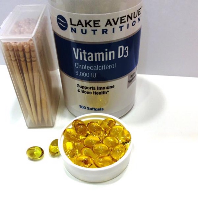PreOrder 🇺🇸Lake Avenue Nutrition, Vitamin D3, 5,000 IU, 360 Softgels